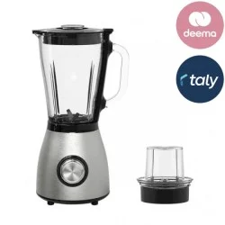 Porodo LifeStyle 800W 1.5L SS Blender with Grinder with BS Plug - Black